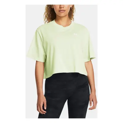 Under Armour Women's T-Shirt UA W BOXY CROP LOGO SS - Ladies