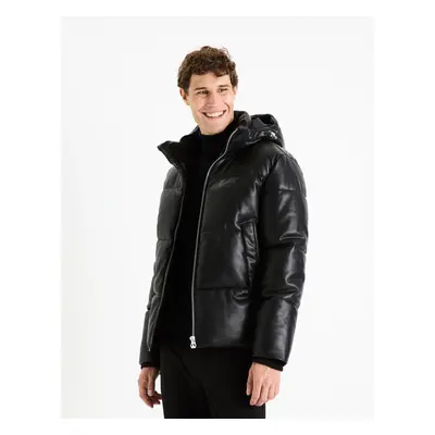 Celio Faux Leather Winter Jacket - Men's