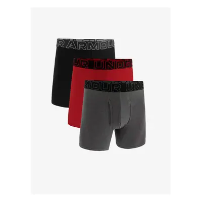 Set of three Under Armour UA Perf Cotton 6in boxer shorts