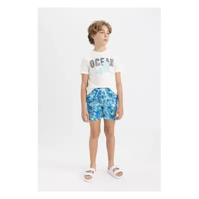 DEFACTO Boy's Patterned Swim Shorts