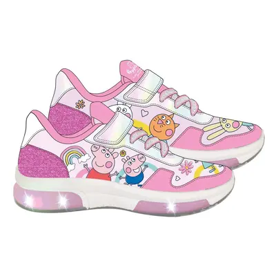 SPORTY SHOES PVC SOLE WITH LIGHTS PEPPA PIG