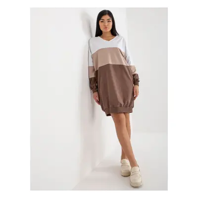 Dress-RV-SK-8382.31-white-brown