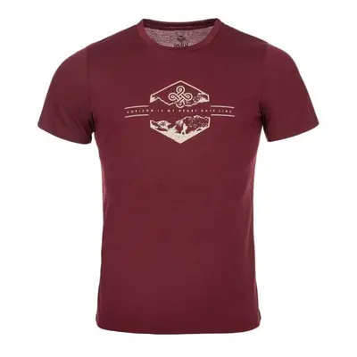 Men's outdoor T-shirt Kilpi GAROVE-M dark red