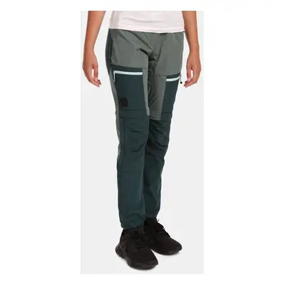 Women's outdoor detachable trousers Kilpi HOSIO-W Dark green