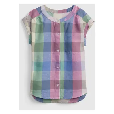 GAP Kids plaid top - Girls