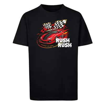 Children's Car Racing T-Shirt Black