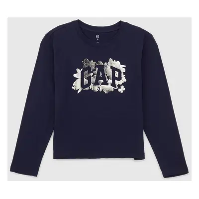 GAP Kids ́s T-shirt with metallic logo - Girls