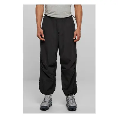 Nylon parachute pants black