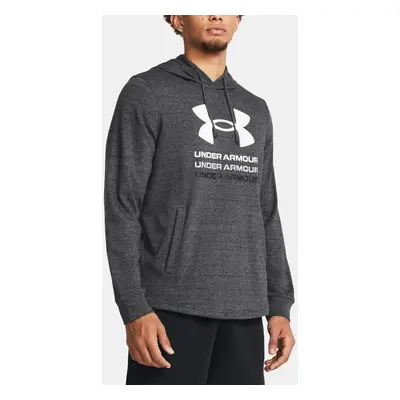 Under Armour Sweatshirt UA Rival Terry Graphic Hood-GRY - Men's