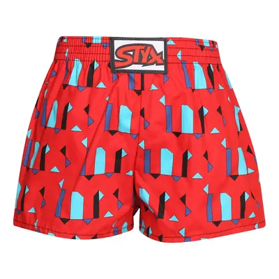 Children's boxer shorts Styx art classic elastic shapes