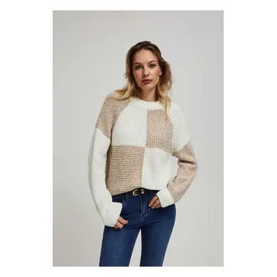 Sweater with geometric pattern