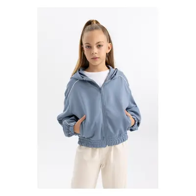 DEFACTO Girl's Hooded Cardigan