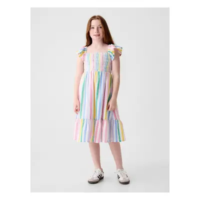 GAP Kids' striped midi dress - Girls