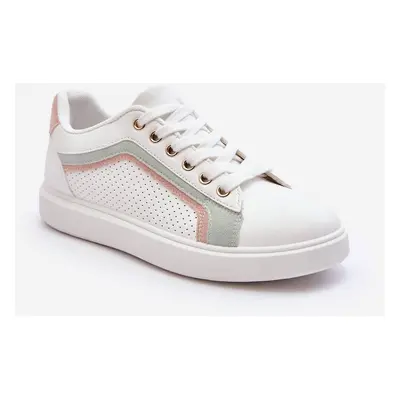 Classic Women's Sports Shoes White-Pink Amaranth