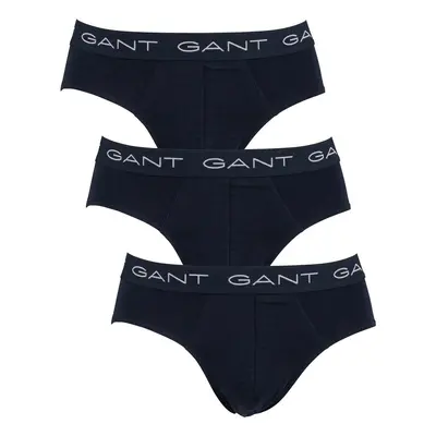 3PACK men's briefs Gant black