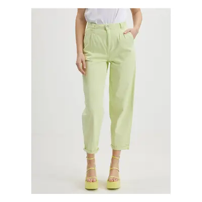 Light Green Wide Trousers Noisy May Lou - Women