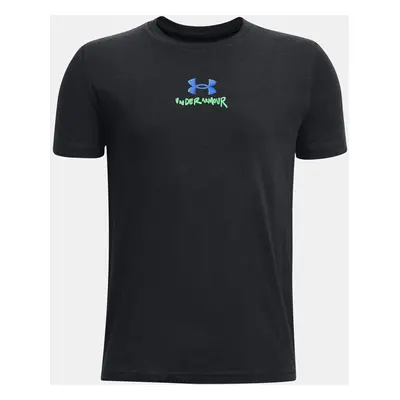 Under Armour T-Shirt UA SCRIBBLE BRANDED SS-BLK - Boys