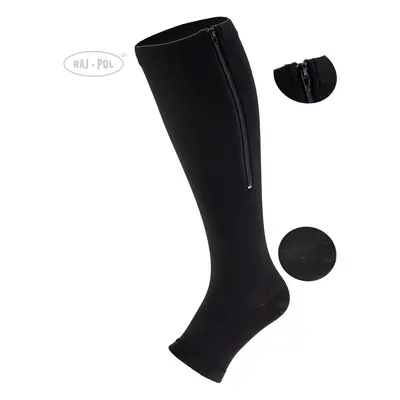 Raj-Pol Woman's Knee Socks With Zipper Grade