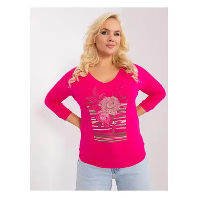 Blouse-RV-BZ-9013.67-fuchsia