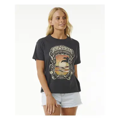 Rip Curl SEA SHELLS RELAXED TEE Washed Black T-shirt