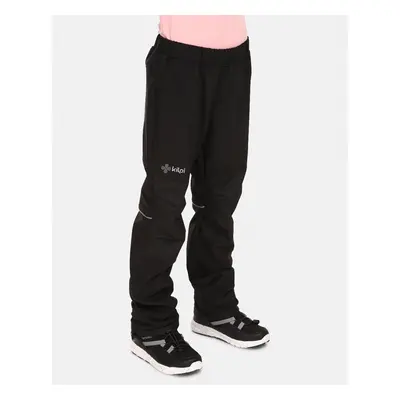 Children's softshell pants Kilpi RIZO-J Black