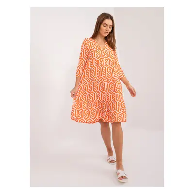 Dress-D73771M30214K-orange