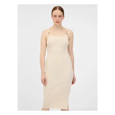 Beige women's midi dress ORSAY