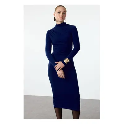 Trendyol Saks Body-fitting Knitted Dress