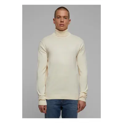 Knitted turtleneck whitesand