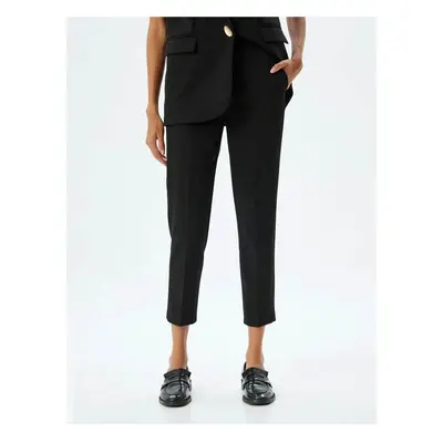 Koton Slim Fit Cigarette Pants with Standard Waist Pockets