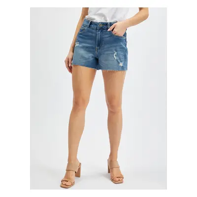 Orsay Blue Women's Denim Shorts - Women's