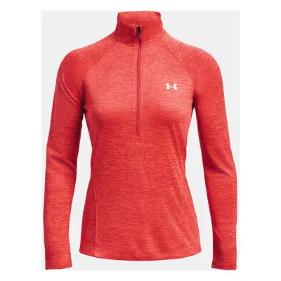 Under Armour T-Shirt Tech 1/2 Zipper - Twist-RED - Women