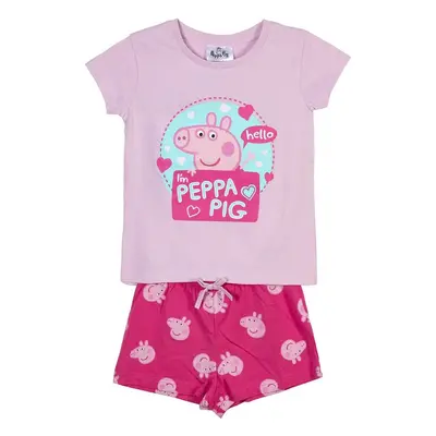 SHORT PYJAMAS SINGLE JERSEY POINT PEPPA PIG