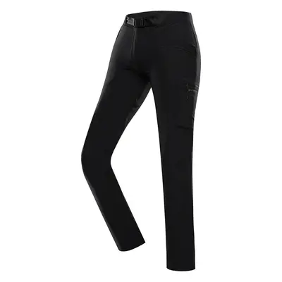 Women's softshell pants with cool-dry ALPINE PRO CORBA black