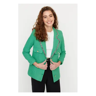 Trendyol Green Woven Tasseled Jacket