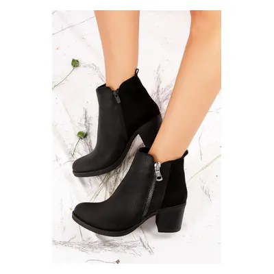 Fox Shoes Black Women's Boots