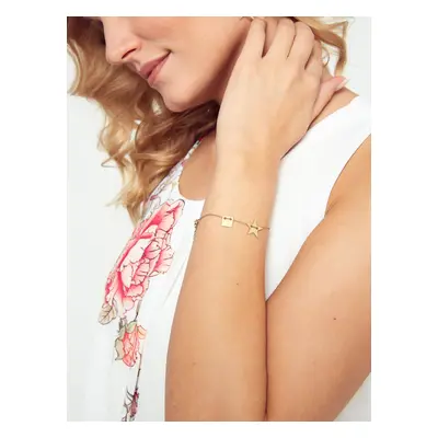 Gold plated bracelet Yups dbi0469. R06