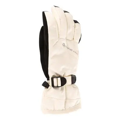 Women's ski gloves with PTX membrane gloves ALPINE PRO RENA creme