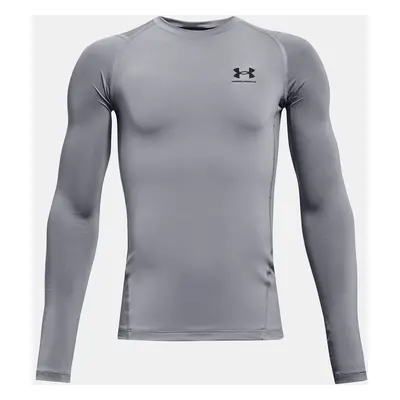 Boys' T-shirt Under Armour UA HG Armour LS-GRY - Boys