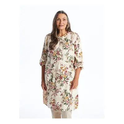 LC Waikiki LCW Grace Floral Crew Neck Tunic for Women