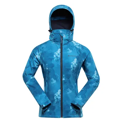 Women's softshell jacket with membrane ALPINE PRO HOORA vallarta blue variant pa