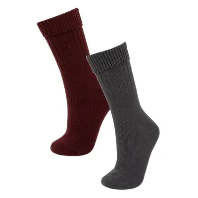 DEFACTO Women's 2-Piece Winter Socks