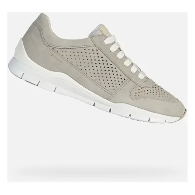 Grey women's sneakers Geox Sukie - Women's