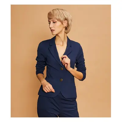 Click Woman's Jacket Bounty Navy Blue