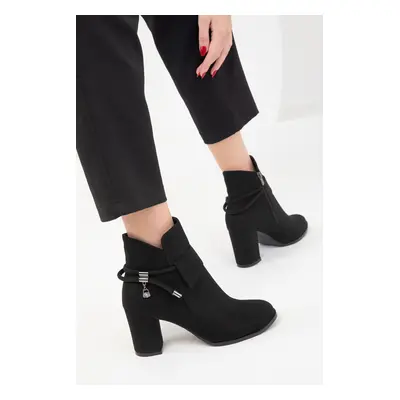 Soho Black Suede Women's Boots & Booties