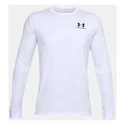 Under Armour SPORTSTYLE LEFT CHEST LS T-shirt - white