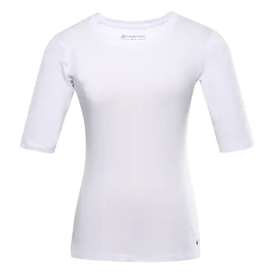 Women's short-sleeved T-shirt ALPINE PRO NORRA white