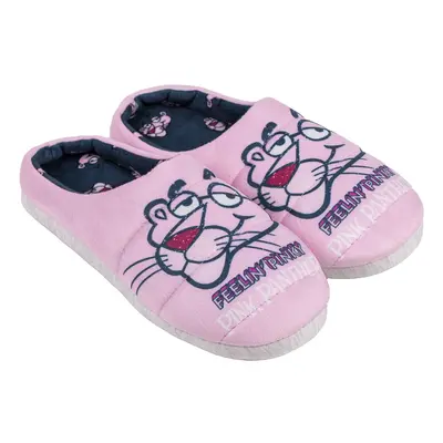 HOUSE SLIPPERS OPEN PINK PANTHER