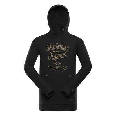 Men's cotton sweatshirt ALPINE PRO KYTOR black