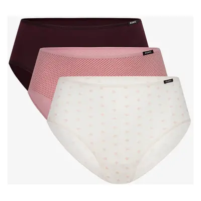 Briefs Atlantic 3LP-201 A'3 M-2XL pink-wine-ecru